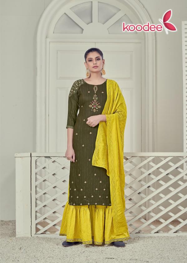 Koodee Sonpari 2 Designer Ethnic Wear Sharara Set 